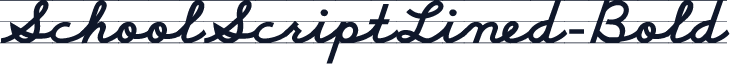 SchoolScriptLined-Bold