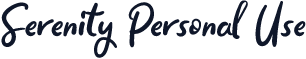 Serenity Personal Use