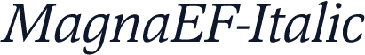 MagnaEF-Italic