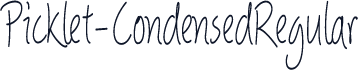 Picklet-CondensedRegular