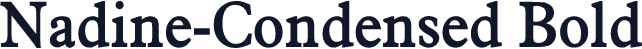 Nadine-Condensed Bold
