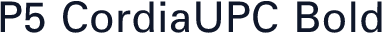 P5 CordiaUPC Bold