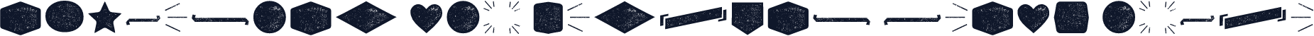 Alquitran Pro Dingbat Shape Rough