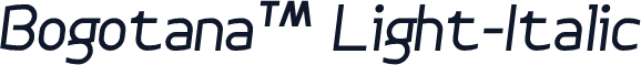 Bogotana™ Light-Italic