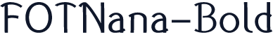 FOTNana-Bold