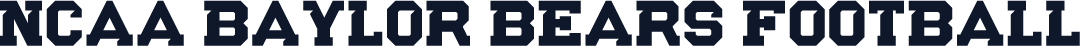 NCAA Baylor Bears Football