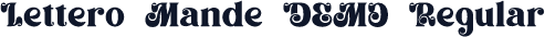 Lettero Mande DEMO Regular