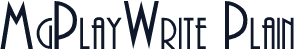 MgPlayWrite Plain