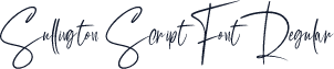 Sullington Script Font Regular