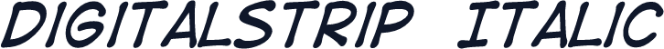 DigitalStrip  Italic