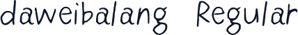 daweibalang Regular