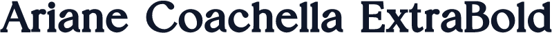 Ariane Coachella ExtraBold