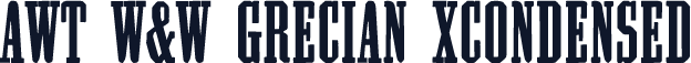 AWT W&W Grecian XCondensed