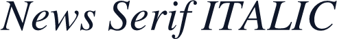News Serif ITALIC