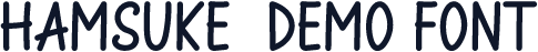 Hamsuke-Demo Font