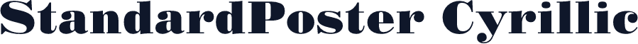 StandardPoster Cyrillic