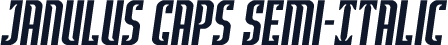Janulus Caps Semi-Italic