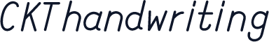 CKThandwriting