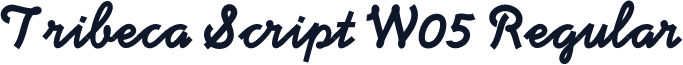 Tribeca Script W05 Regular