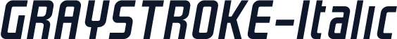 GRAYSTROKE-Italic