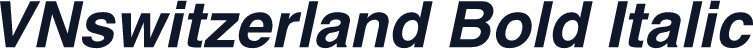 VNswitzerland Bold Italic