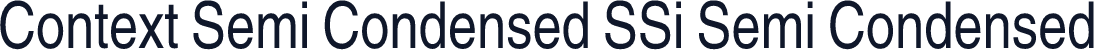 Context Semi Condensed SSi Semi Condensed