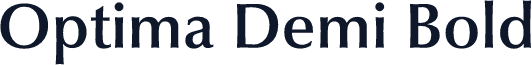 Optima Demi Bold
