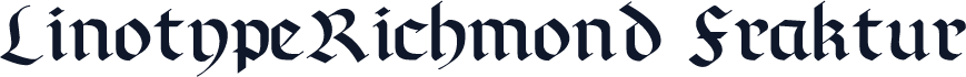 LinotypeRichmond Fraktur