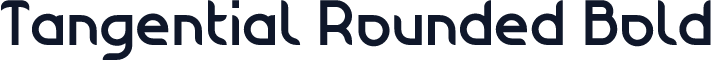 ☞Tangential Rounded Bold