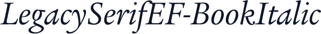 LegacySerifEF-BookItalic