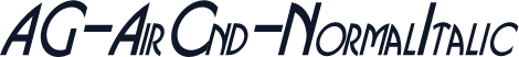 AG-AirCnd-NormalItalic