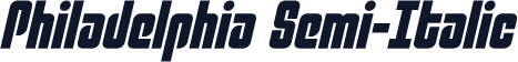 Philadelphia Semi-Italic