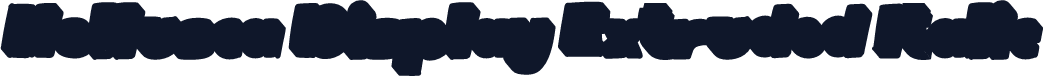 Mollusca Display Extruded Italic