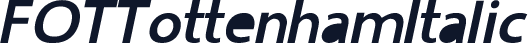 FOTTottenhamItalic