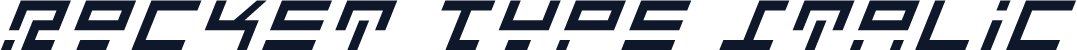 Rocket Type Italic