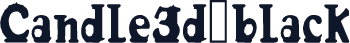 Candle3d-black