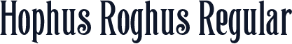 Hophus Roghus Regular