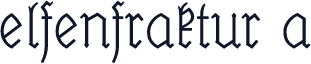elfenfraktur a