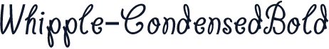 Whipple-CondensedBold