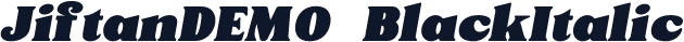 JiftanDEMO-BlackItalic