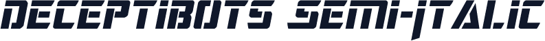 Deceptibots Semi-Italic