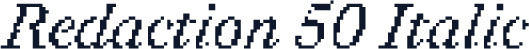 Redaction 50 Italic