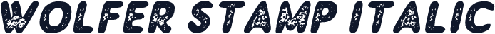 Wolfer Stamp Italic