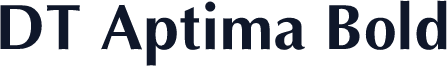 DT Aptima Bold