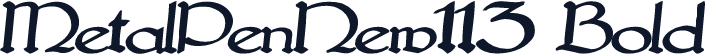 MetalPenNew113 Bold