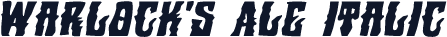 Warlock's Ale Italic