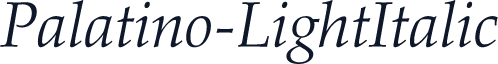 Palatino-LightItalic