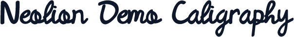 Neolion Demo Caligraphy