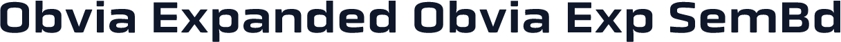 Obvia Expanded Obvia Exp SemBd