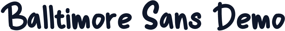 Balltimore Sans Demo
